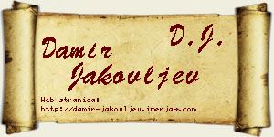 Damir Jakovljev vizit kartica